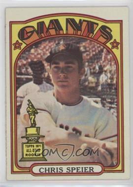 1972 Topps - [Base] #165 - Chris Speier