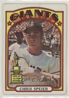 1972 Topps - [Base] #165 - Chris Speier