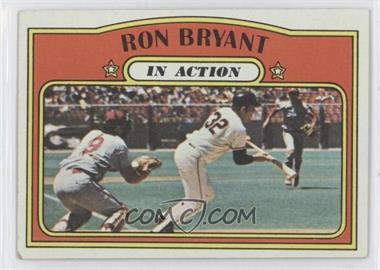 1972 Topps - [Base] #186 - In Action - Ron Bryant [Noted]