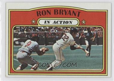 1972 Topps - [Base] #186 - In Action - Ron Bryant [Noted]