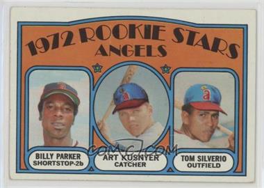 1972 Topps - [Base] #213 - 1972 Rookie Stars - Billy Parker, Art Kusnyer, Tom Silverio
