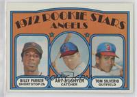1972 Rookie Stars - Billy Parker, Art Kusnyer, Tom Silverio