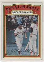 1971 A.L. Playoffs - Orioles Champs! [Good to VG‑EX]