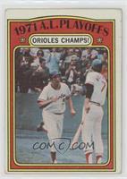 1971 A.L. Playoffs - Orioles Champs! [Poor to Fair]