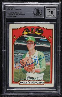 1972 Topps - [Base] #241 - Rollie Fingers [BAS BGS Authentic]