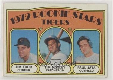 1972 Topps - [Base] #257 - 1972 Rookie Stars - Jim Foor, Tim Hosley, Paul Jata