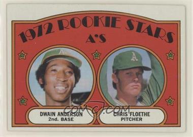 1972 Topps - [Base] #268 - 1972 Rookie Stars - Dwain Anderson, Chris Floethe
