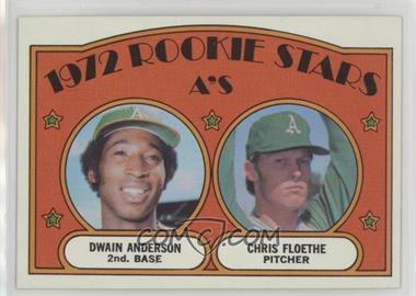 1972 Topps - [Base] #268 - 1972 Rookie Stars - Dwain Anderson, Chris Floethe