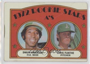1972 Topps - [Base] #268 - 1972 Rookie Stars - Dwain Anderson, Chris Floethe