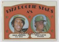 1972 Rookie Stars - Dwain Anderson, Chris Floethe