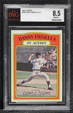 1972 Topps - [Base] #294 - In Action - Danny Frisella [BVG 8.5 NM‑MT+]