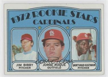 1972 Topps - [Base] #316 - 1972 Rookie Stars - Jim Bibby, Jorge Roque, Santiago Guzman [Good to VG‑EX]