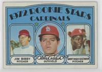 1972 Rookie Stars - Jim Bibby, Jorge Roque, Santiago Guzman [Poor to …