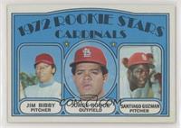1972 Rookie Stars - Jim Bibby, Jorge Roque, Santiago Guzman [Good to …
