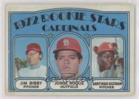1972 Rookie Stars - Jim Bibby, Jorge Roque, Santiago Guzman [Good to …