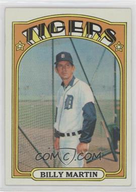 1972 Topps - [Base] #33 - Billy Martin