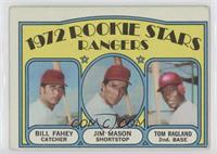 1972 Rookie Stars - Bill Fahey, Jim Mason, Tom Ragland [Good to VG…