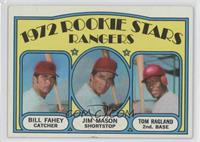 1972 Rookie Stars - Bill Fahey, Jim Mason, Tom Ragland