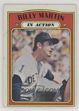 1972 Topps - [Base] #34 - In Action - Billy Martin