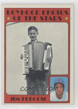 1972 Topps - [Base] #346 - Boyhood Photos of the Stars - Jim Fregosi