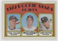 1972 Rookie Stars - Tom House, Rick Kester, Jimmy Britton
