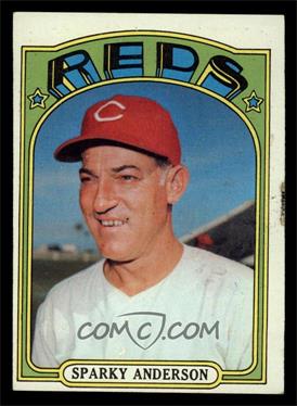 1972 Topps - [Base] #358 - Sparky Anderson [VG]