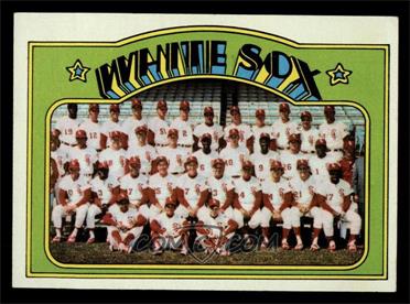 1972 Topps - [Base] #381 - Chicago White Sox Team [NM]