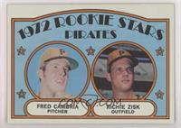 1972 Rookie Stars - Fred Cambria, Richie Zisk [Good to VG‑EX]