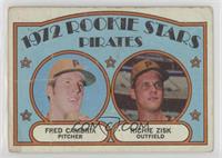 1972 Rookie Stars - Fred Cambria, Richie Zisk [Poor to Fair]