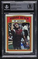 In Action - Johnny Bench [BAS BGS Authentic]