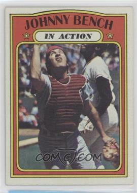 1972 Topps - [Base] #434 - In Action - Johnny Bench