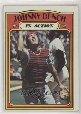 1972 Topps - [Base] #434 - In Action - Johnny Bench