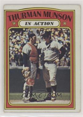 1972 Topps - [Base] #442 - In Action - Thurman Munson [Good to VG‑EX]