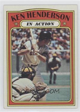 1972 Topps - [Base] #444 - In Action - Ken Henderson