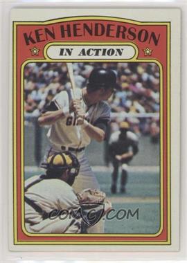 1972 Topps - [Base] #444 - In Action - Ken Henderson