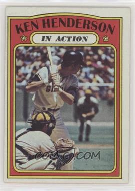 1972 Topps - [Base] #444 - In Action - Ken Henderson