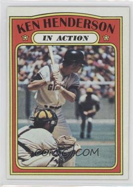 1972 Topps - [Base] #444 - In Action - Ken Henderson