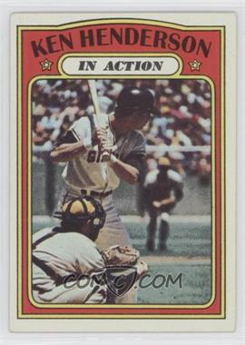 1972 Topps - [Base] #444 - In Action - Ken Henderson