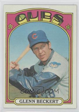 1972 Topps - [Base] #45.1 - Glenn Beckert (Yellow under C and S in Cubs)