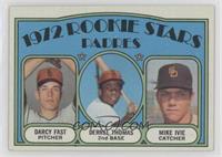 1972 Rookie Stars - Darcy Fast, Derrel Thomas, Mike Ivie [Poor to Fai…