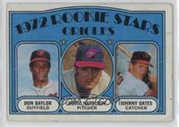 1972 Rookie Stars - Don Baylor, Roric Harrison, Johnny Oates [Poor to …