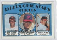 1972 Rookie Stars - Don Baylor, Roric Harrison, Johnny Oates