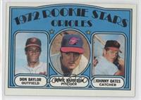 1972 Rookie Stars - Don Baylor, Roric Harrison, Johnny Oates