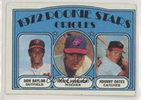 1972 Rookie Stars - Don Baylor, Roric Harrison, Johnny Oates