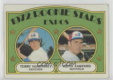 1972 Topps - [Base] #489 - 1972 Rookie Stars - Terry Humphrey, Keith Lampard [Good to VG‑EX]