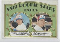 1972 Rookie Stars - Terry Humphrey, Keith Lampard [Noted]