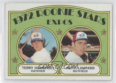 1972 Topps - [Base] #489 - 1972 Rookie Stars - Terry Humphrey, Keith Lampard [Good to VG‑EX]