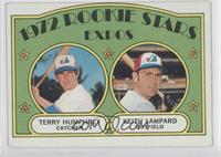 1972 Rookie Stars - Terry Humphrey, Keith Lampard