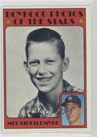 Boyhood Photos of the Stars - Mel Stottlemyre