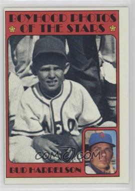 1972 Topps - [Base] #496 - Boyhood Photos of the Stars - Bud Harrelson